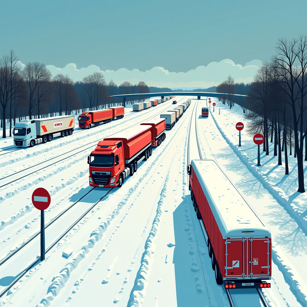 code rood in het noorden door ijzel: wegen worden slagvelden