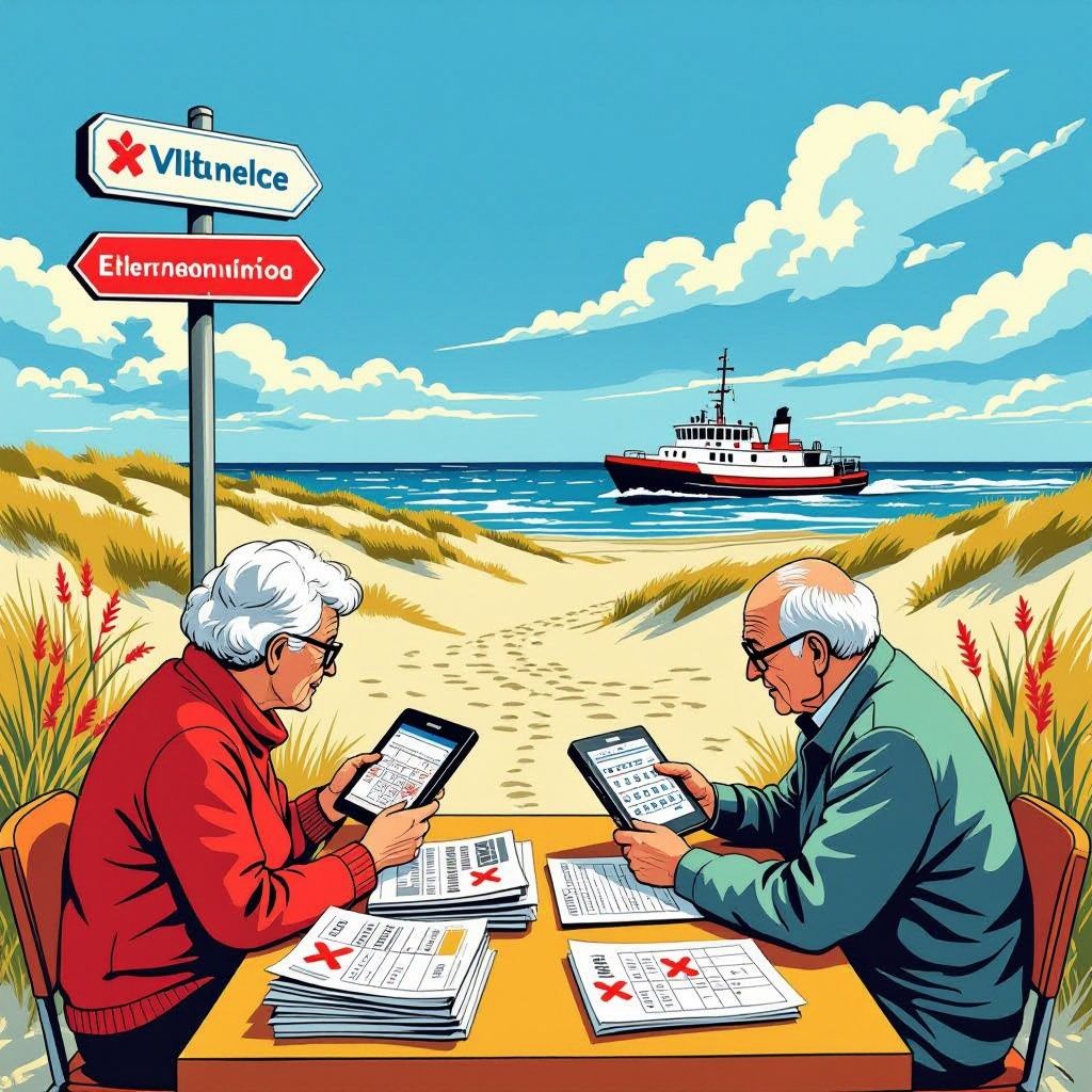 vlieland en schiermonnikoog verliezen papieren krant per 1 juli