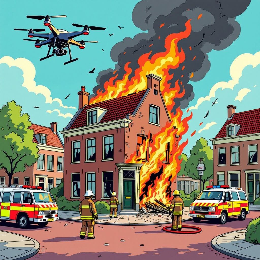 Brand raast door historische woning in Rijen, bewoner vermist