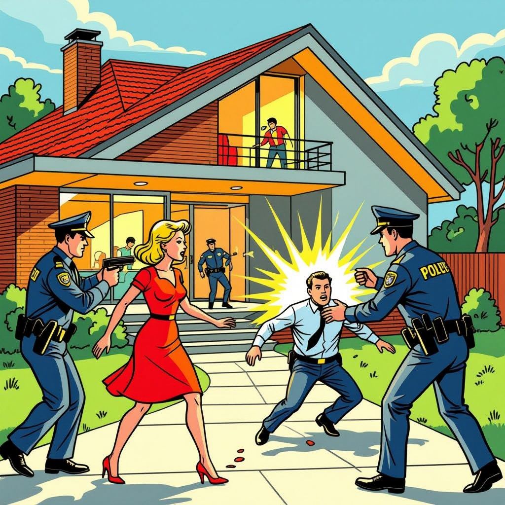 vrouw bevrijd uit eigen huis na maanden gegijzeld