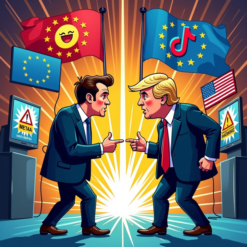 europa versus big tech: een geopolitische botsing over kinderbescherming en controle