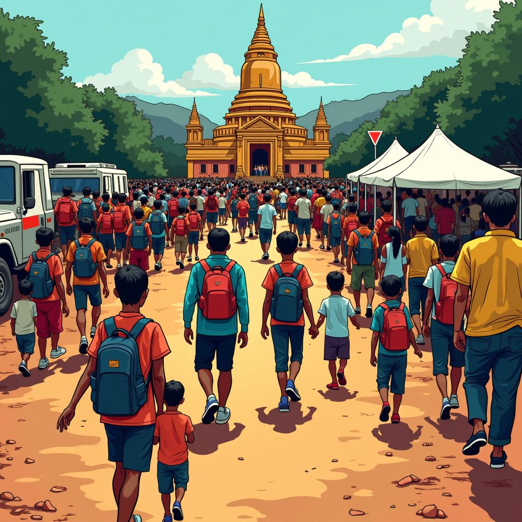 Honderdduizend mensen vluchten voor grensconflict tussen Cambodja en Thailand