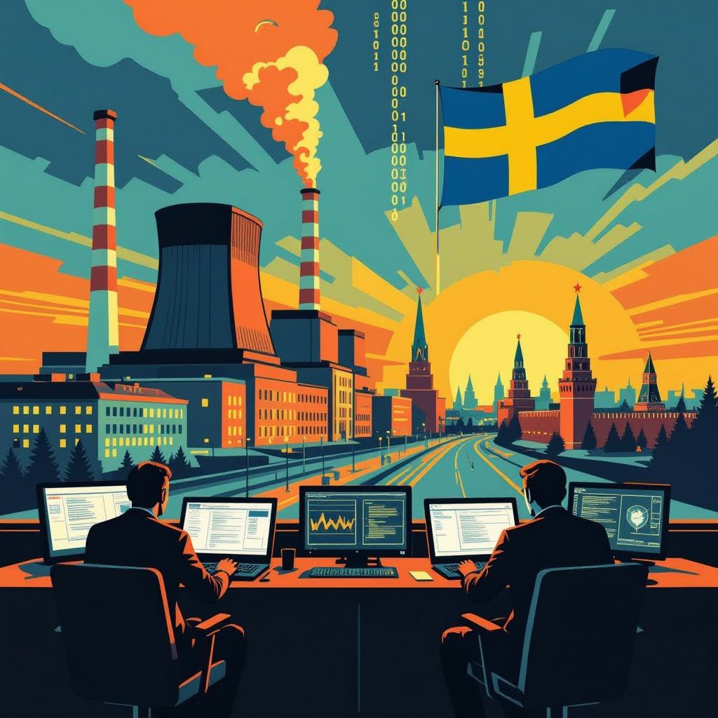 zweden: poging tot destructieve hack op energiecentrale wijst naar russische spionagegroepen