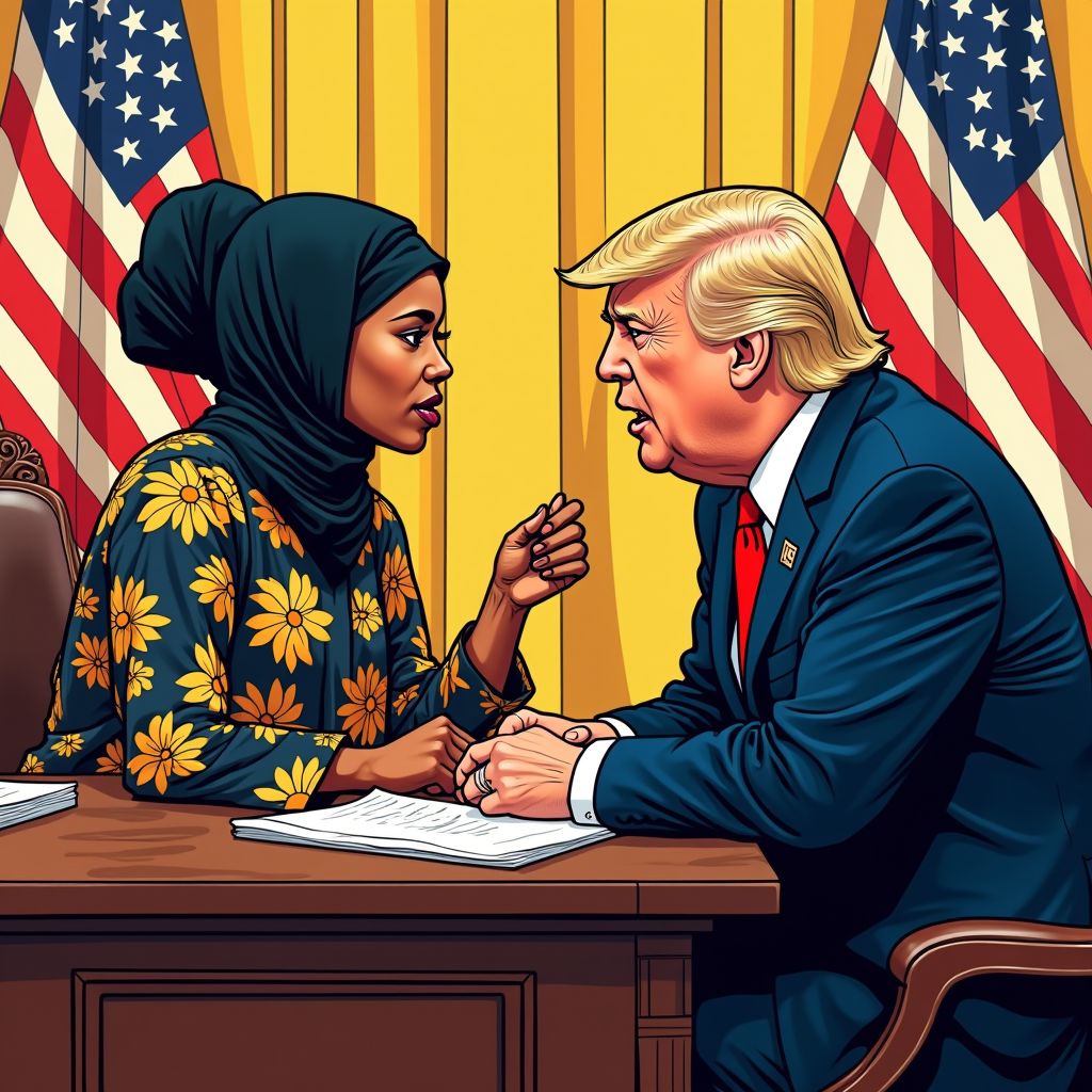 Ilhan Omar under fire after dramatic state of the union clash