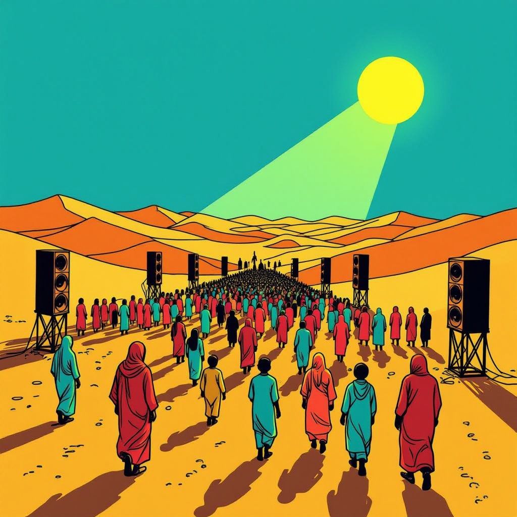 rave als bedevaart: sirât brengt woestijn, techno en geloof bijeen