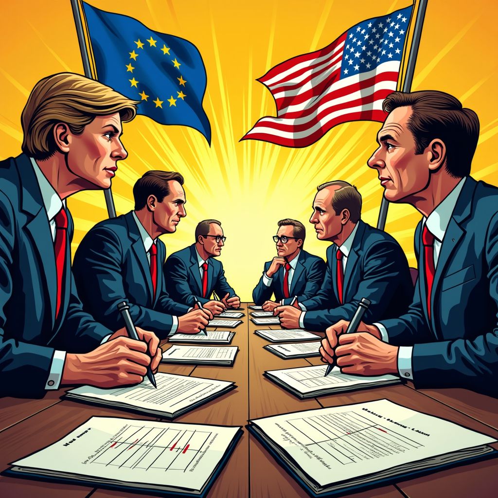 EU hervat handelsbesprekingen met VS na Groenland-spanning