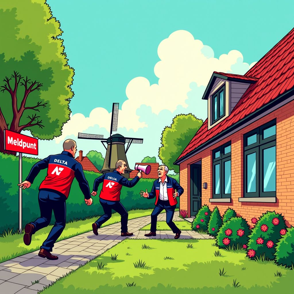 Delta Fiber verkopers gaan te ver: klanten worden opgejaagd en tuinen verwoest